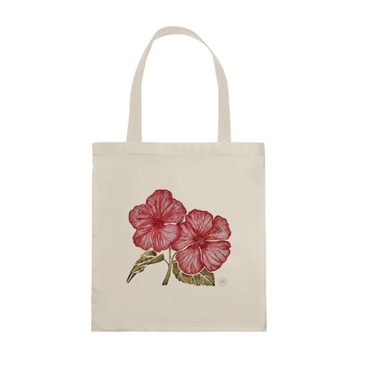 Tote Bag OUM - Hibiscus ou Orchidées